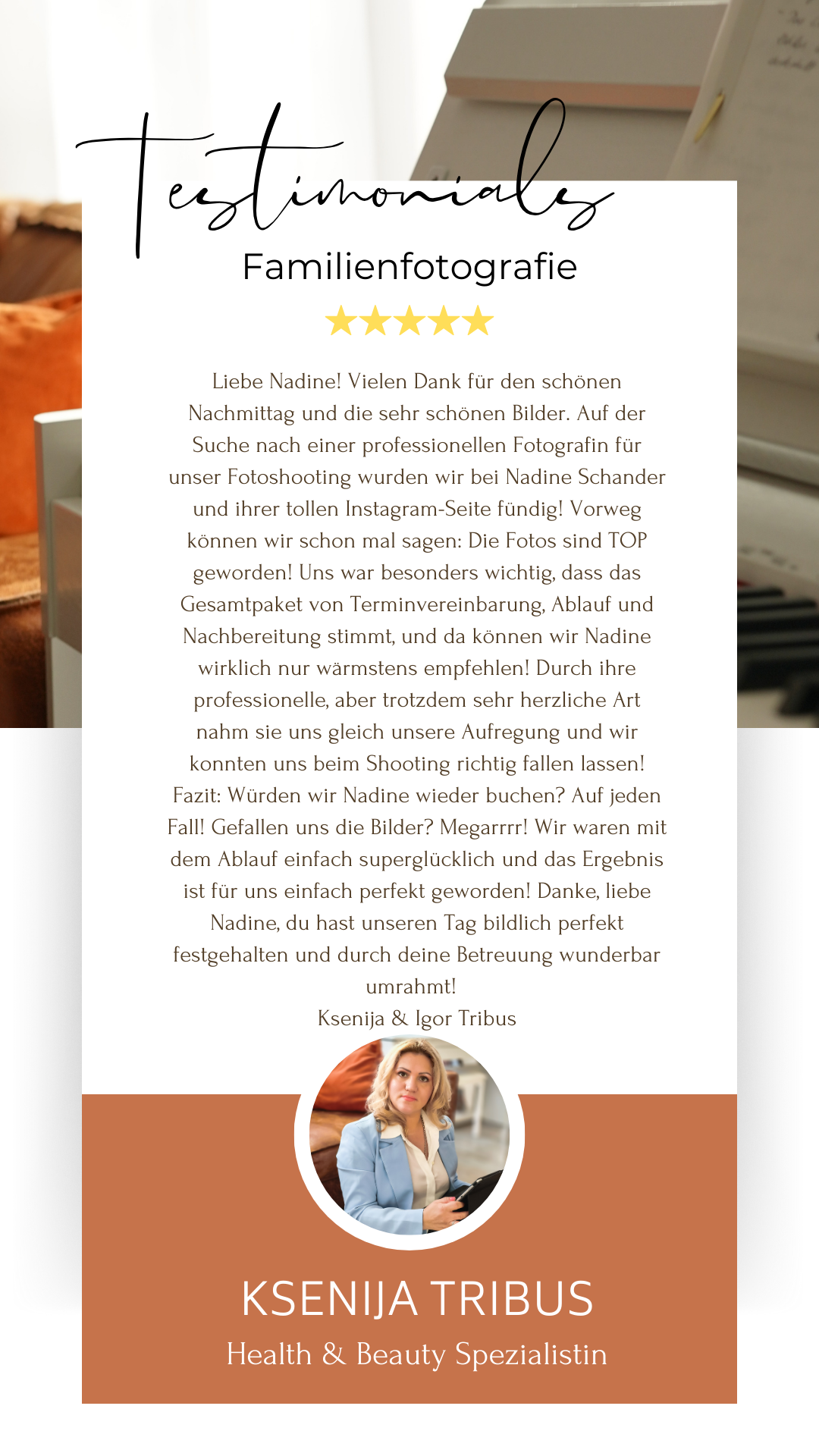 Porträt von Ksenija Tribus